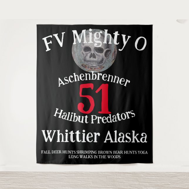 Tapete De Parede FV Mighty O Matadores de Halibute Whittier Alasca (Frente)