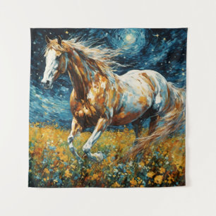 Tapete De Parede Galloping Pinto Stallion Van Gogh