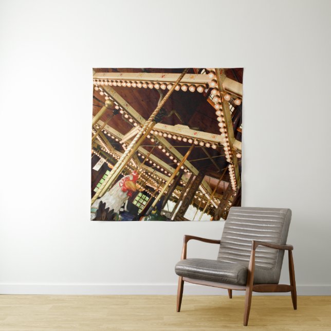 Tapete De Parede Galo de carrossel retrorreflector (In Situ)