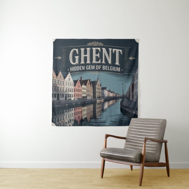 Tapete De Parede Gante – Joia Escondida da Bélgica (In Situ)