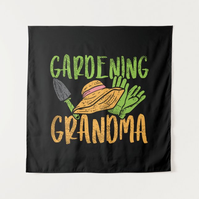 Tapete De Parede Gardening Grandma (Frente)