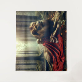 Tapete De Parede Garota com Leão