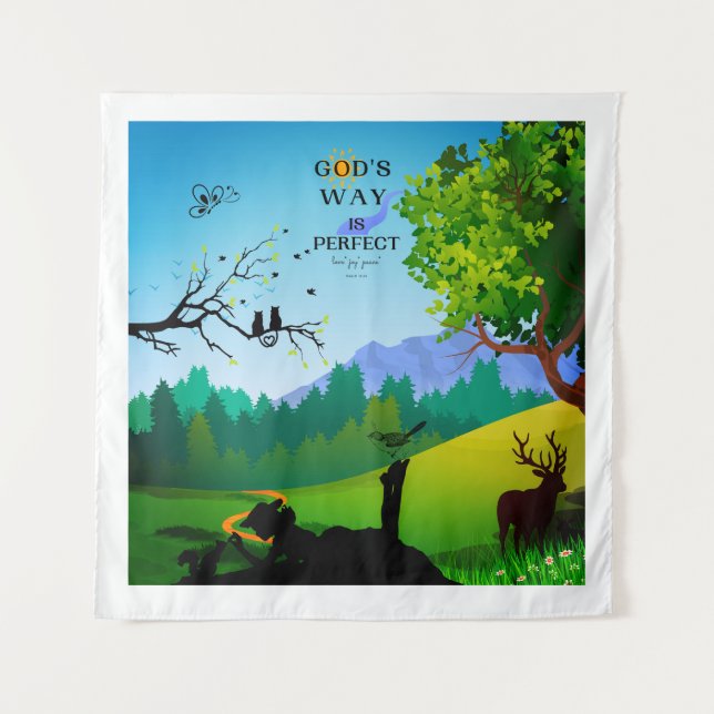 Tapete De Parede Garota e Esquilo na Vida Selvagem (Frente)