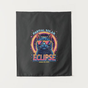 Tapete De Parede Gatinho Gato Parcial Eclipse Solar 2025