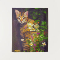Gato Abissino Bonito de Meia-Noite