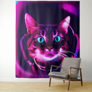 Tapete De Parede gato astronauta