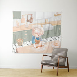 Tapete De Parede Gato Baker Baby - Cozy Morning Kneading