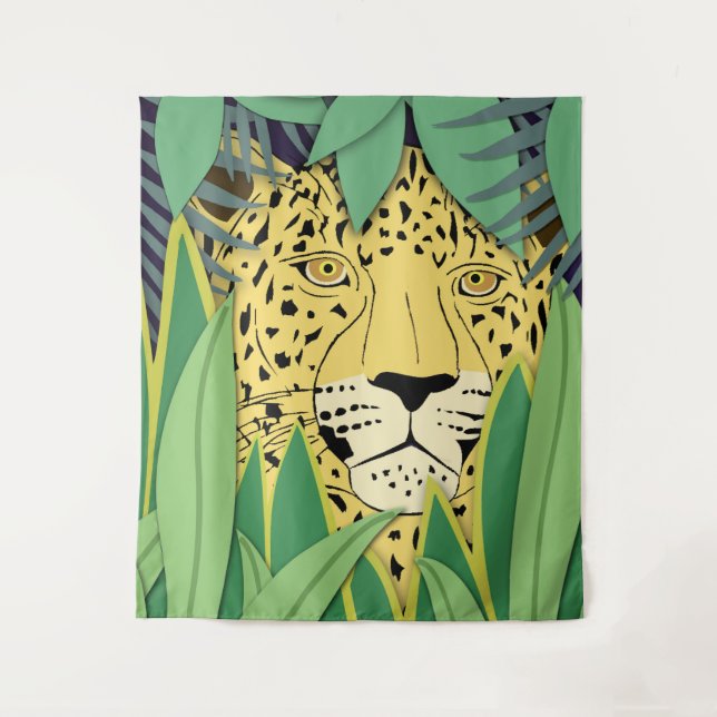 Tapete De Parede Gato de Selva nº 4 Grande (Frente)