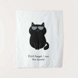 Tapete De Parede Gato Fofo - Agora eu mando nesta casa!