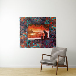 Tapete De Parede Gato Futuro em Marte