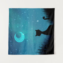 Tapete De Parede gato preto