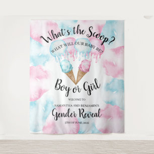 Tapete De Parede gênero sorvete revela queda nas costas. tapeçaria.