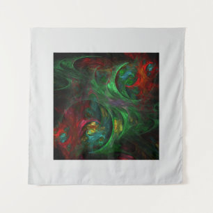 Tapete De Parede Genesis Abstrato Art Verde