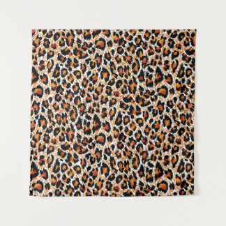 Tapete De Parede Geometria Leopard: Ilustração Padrão