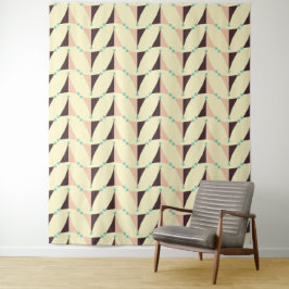 Tapete De Parede Geometric pattern in retro vibe
