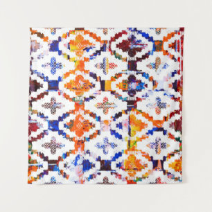 Tapete De Parede Geometric texture pattern with watercolor effectab