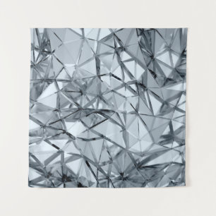 Tapete De Parede Geometric three dimensional golden metal backgroun