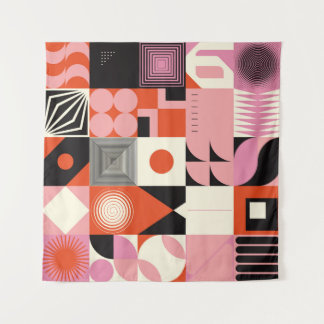 Tapete De Parede Geométrico escandinavo: Padrão Trabalho de arte co