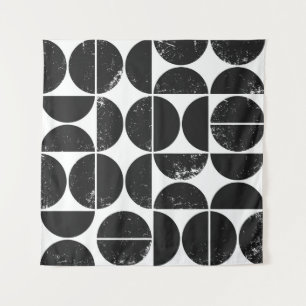 Tapete De Parede Geométrico minimalista: semicírculos escandinavos.