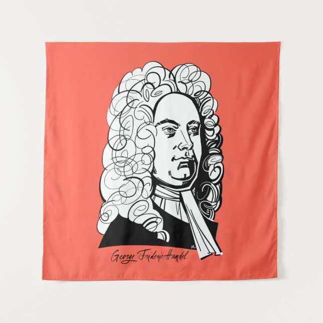 Tapete De Parede George Frideric Handel (Frente)