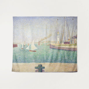 Tapete De Parede Georges Seurat - Entrada do porto de Honfleur