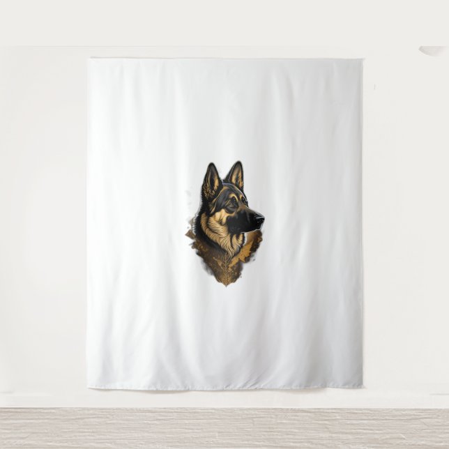 Tapete De Parede German shepherd 004 (Frente)