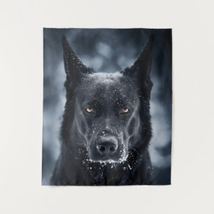 Tapete De Parede German shepherd Preto