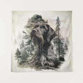 Tapete De Parede German Wirehaired Pointer