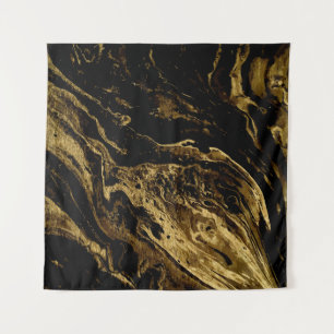 Tapete De Parede Gilded Elegance: A Esplêndida Magia de Marbling