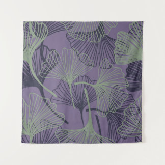 Tapete De Parede Gingko biloba: padrão de colheita de abstrato.