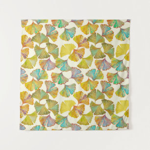 Tapete De Parede Gingko Leaves: Abstrato de Arte Floral