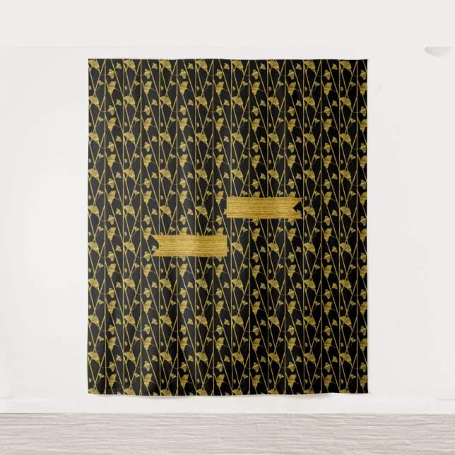 Tapete De Parede Ginkgo "ouro" - (Frente)