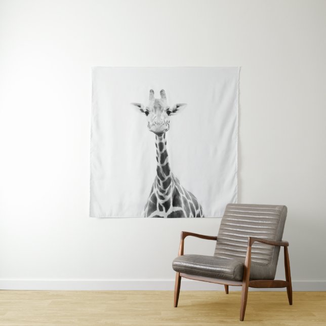 Tapete De Parede Girafa bonita 2 #animal #arte (In Situ)