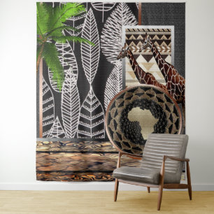 Tapete De Parede Girafas Africanas - Arte Gráfica