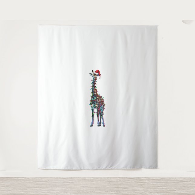 Tapete De Parede Giraffe Natal _1 (Frente)