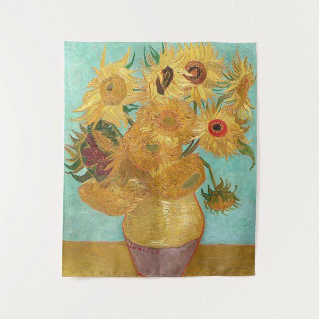 Tapete De Parede Girassóis Vincent van Gogh (Frente)