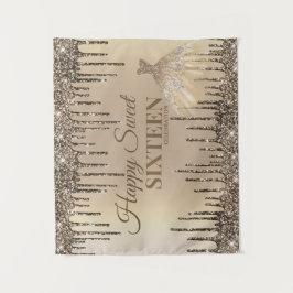 Tapete De Parede Girly Glam Glitter Drips Spark Aniversário de 16 a