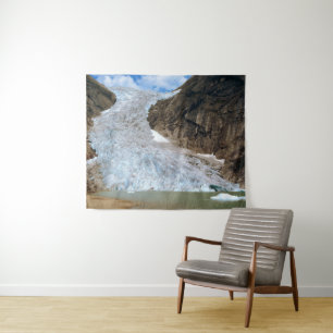 Tapete De Parede Glaciar Briksdal em 1984.