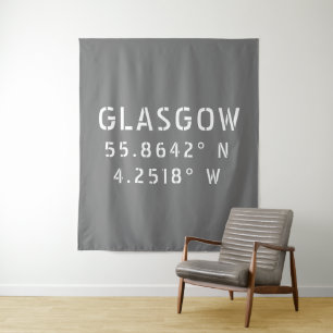 Tapete De Parede Glasgow Scotland Latitude & Longitude