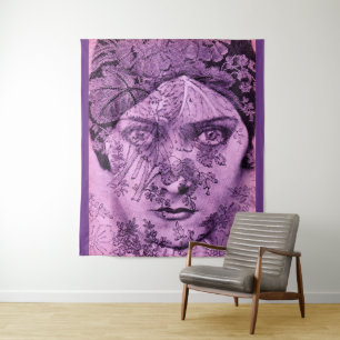 Tapete De Parede Gloria Swanson na lavanda