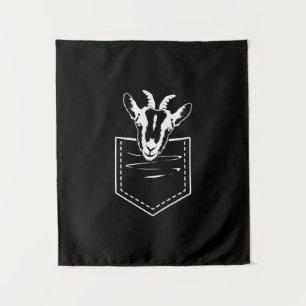 Tapete De Parede Goat In A Pocket Logo Funny Goat Lover
