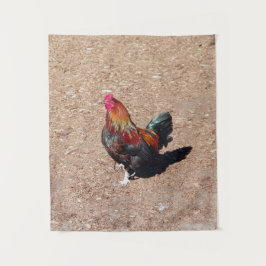 Tapete De Parede Golden Cockerel Rooster tapestry