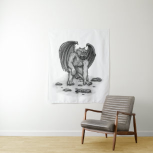 Tapete De Parede Golem Gargoyle
