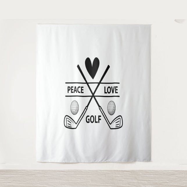 TAPETE DE PAREDE GOLFE DE AMOR DE PAZ (Frente)