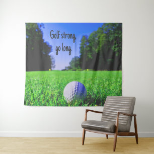 Tapete De Parede Golfe forte vai longe bola de golfe
