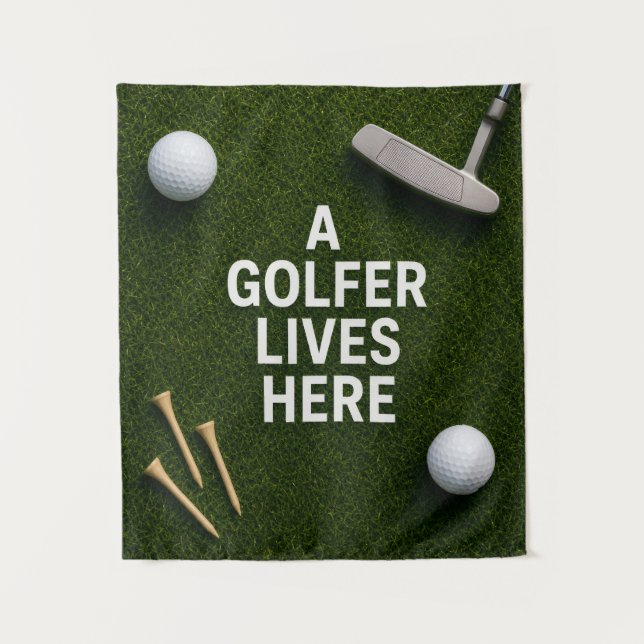 Tapete De Parede Golfista ama aqui (Frente)