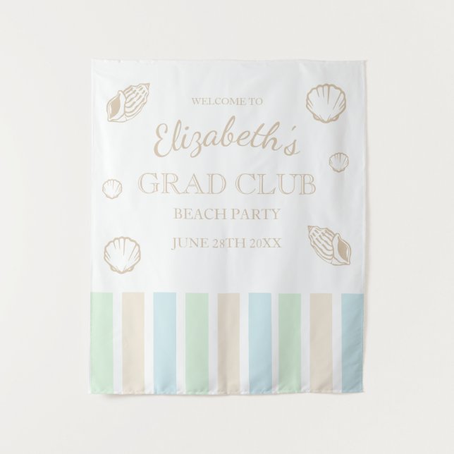 Tapete De Parede Grad Club Beach Party (Frente)