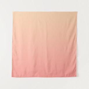 Tapete De Parede Gradiente Rosa e Pêssego