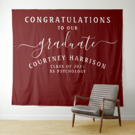 Tapete De Parede Graduação de Caligrafia de Script Elegante | Maroo