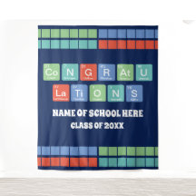 Graduação de Reunião Escolar de Elementos de Mesa 